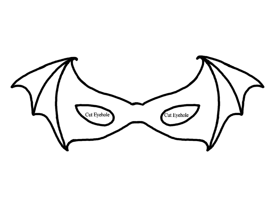 Printable halloween masks