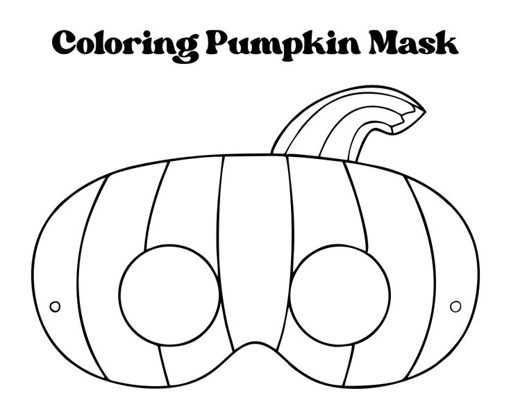 Printable coloring halloween face masks printable halloween masks halloween masks printable halloween book covers