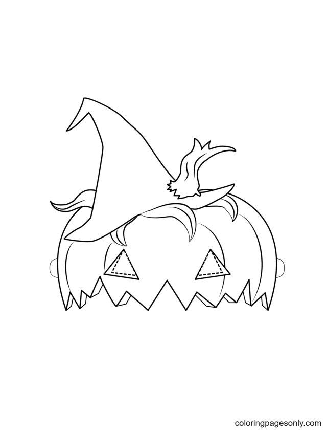 Halloween masks coloring pages printable for free download