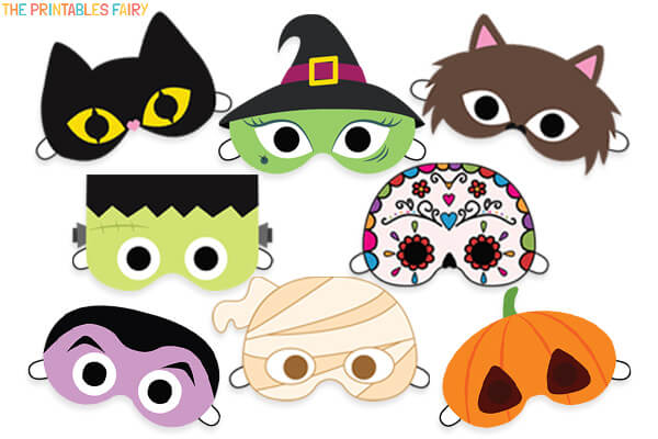 Printable halloween masks for kids
