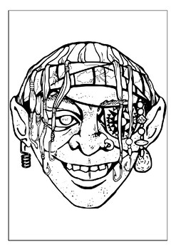Unleash your creativity with our printable halloween masks coloring pages p