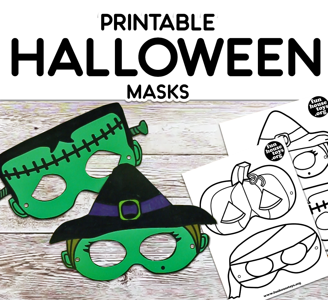 Printable halloween mask for kids