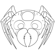 Halloween masks coloring pages free coloring pages