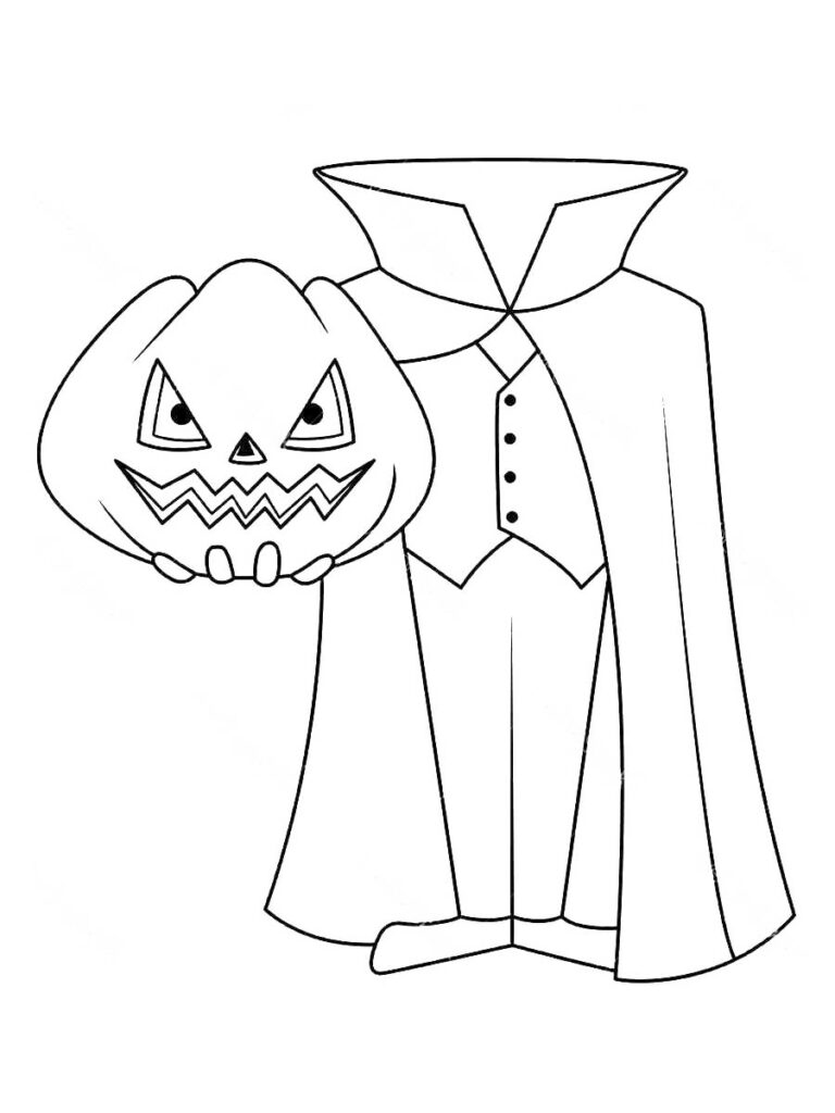 Free printable pumpkin coloring pages for kids