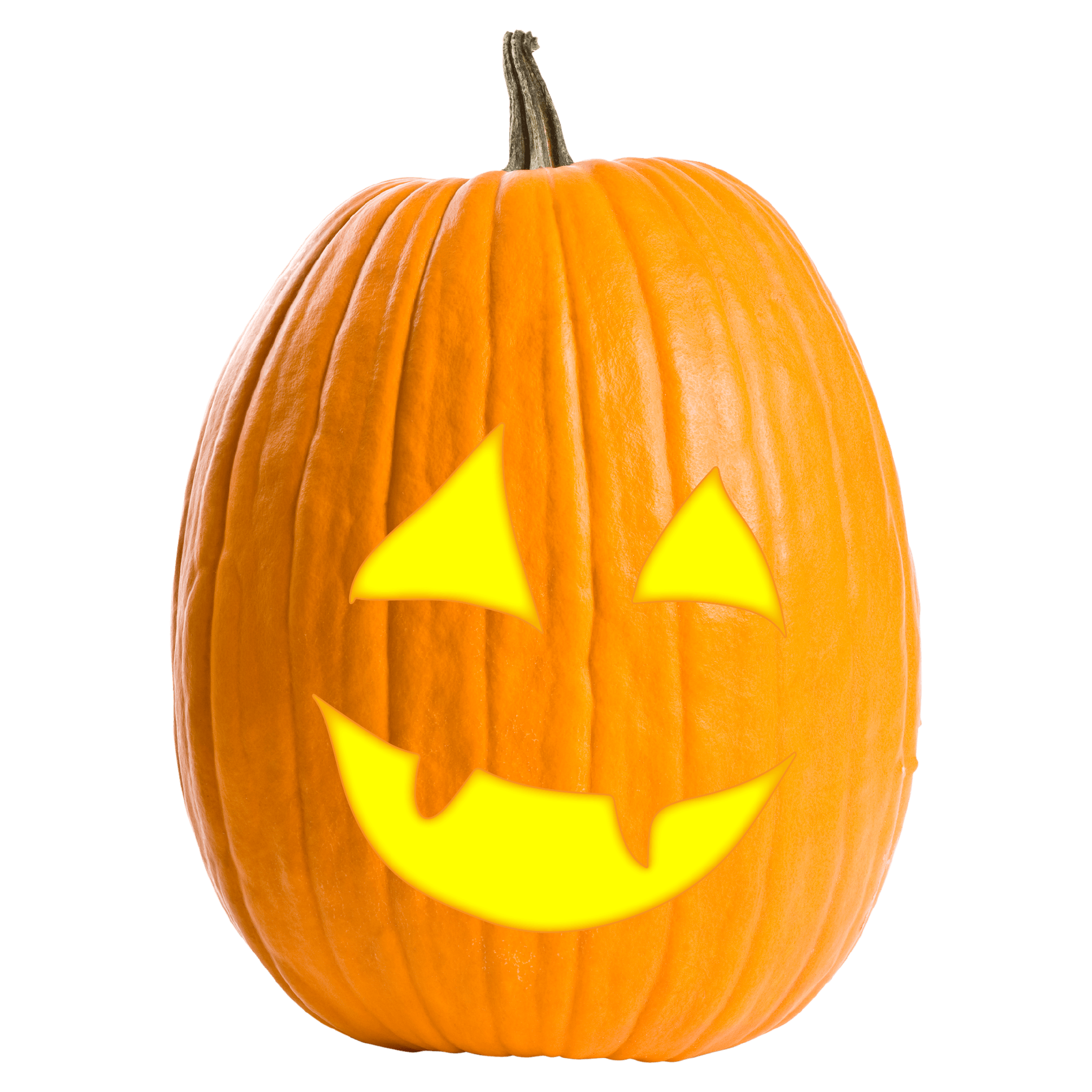 Classic vampire face pumpkin carving stencil