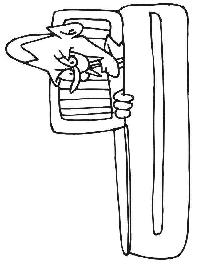 Vampire coloring page vampire looking out of coffin