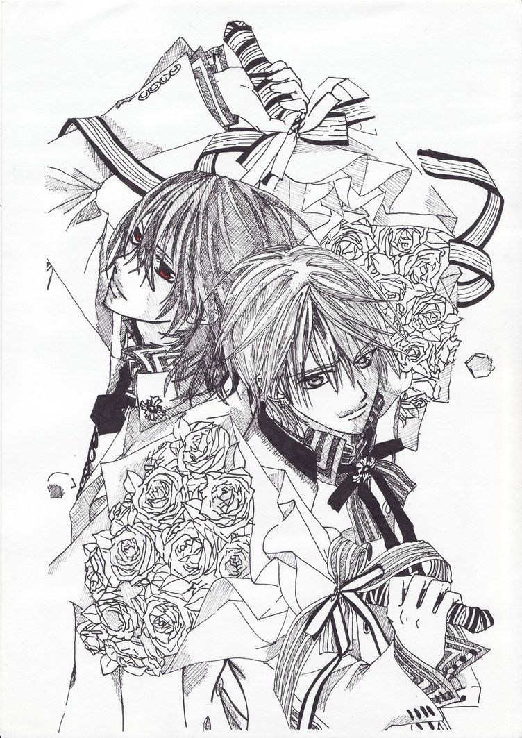 Vampire knight coloring page vampire knight chibi coloring pages dragon coloring page