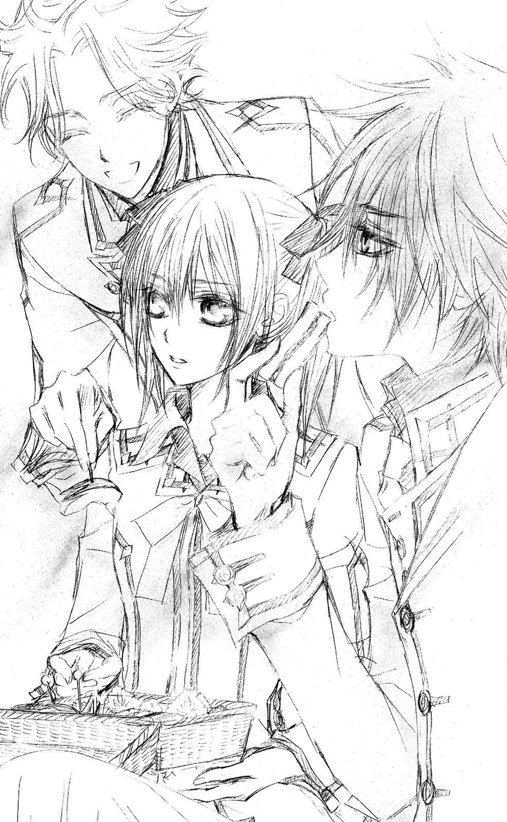 Chibi vampire coloring pages