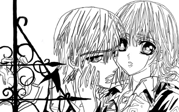 Vampire knight coloring book by hannah