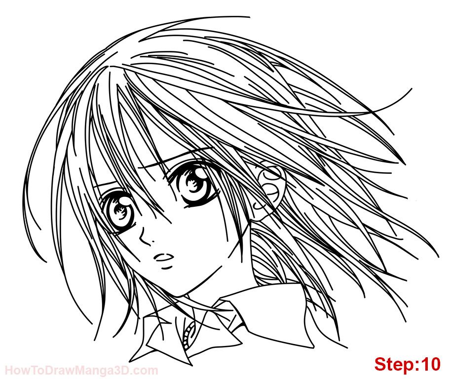 How to draw yuki cross from vampire knight