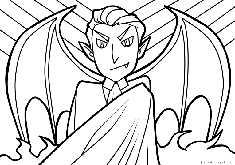 Vampires coloring pages