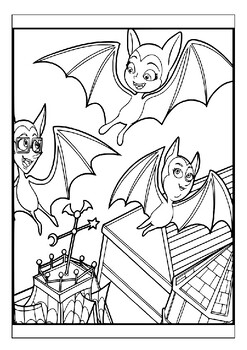 Discover the magic printable vampirina coloring pages unleash creativity