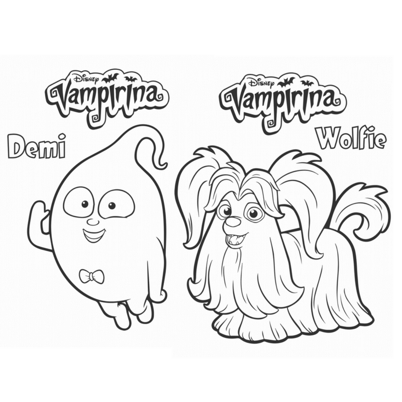 Vampirina coloring pages printable for free download