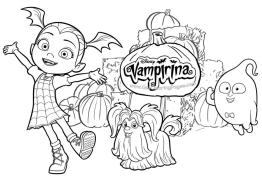 Free printable vampirina coloring pages
