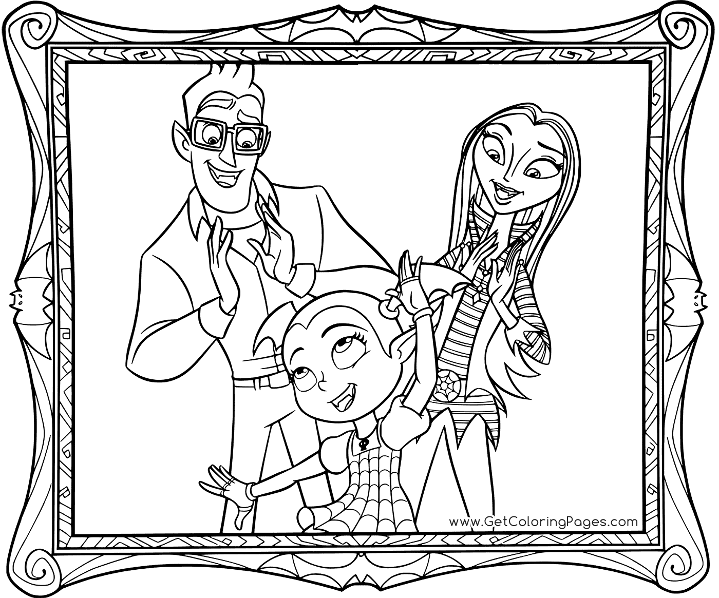 Vampirina coloring pages printable for free download