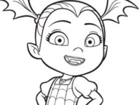 Vampirina coloring book