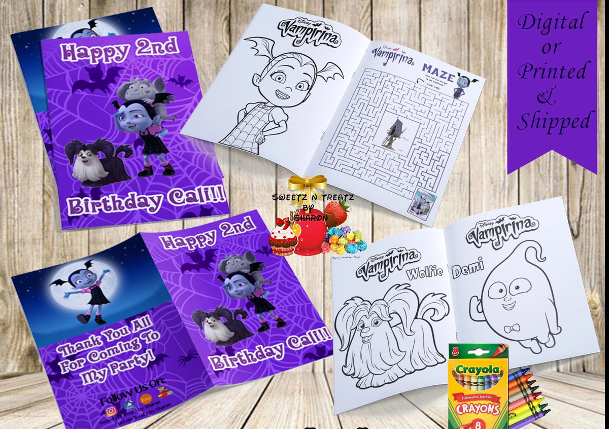 Vampirina coloring book