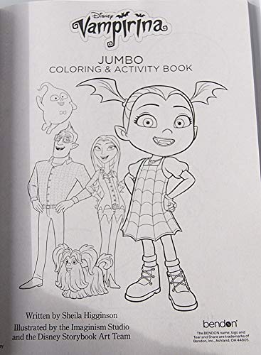 Lazy days vampirina coloring and activy book
