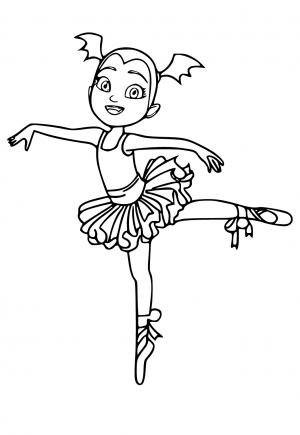 Free printable vampirina coloring pages for adults and kids