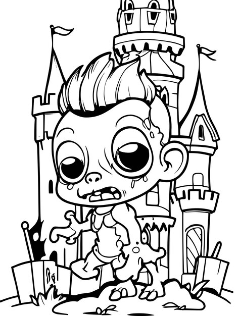 Page cemetery coloring page images