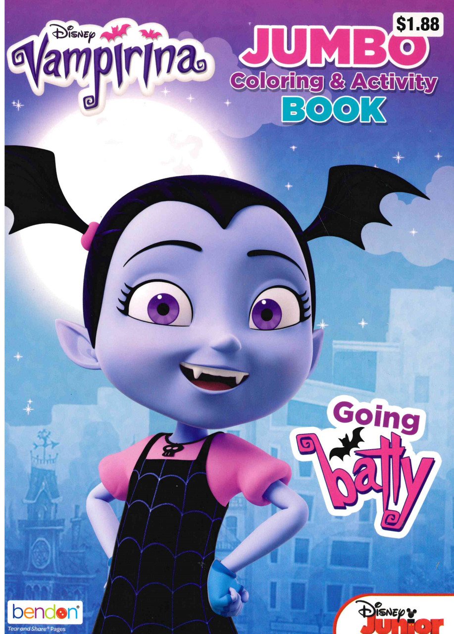 Going batty vampirina coloring activity book paperback