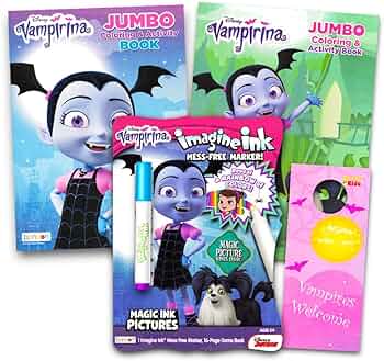 Disney vampirina loring book super set