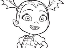 Vampirina coloring book