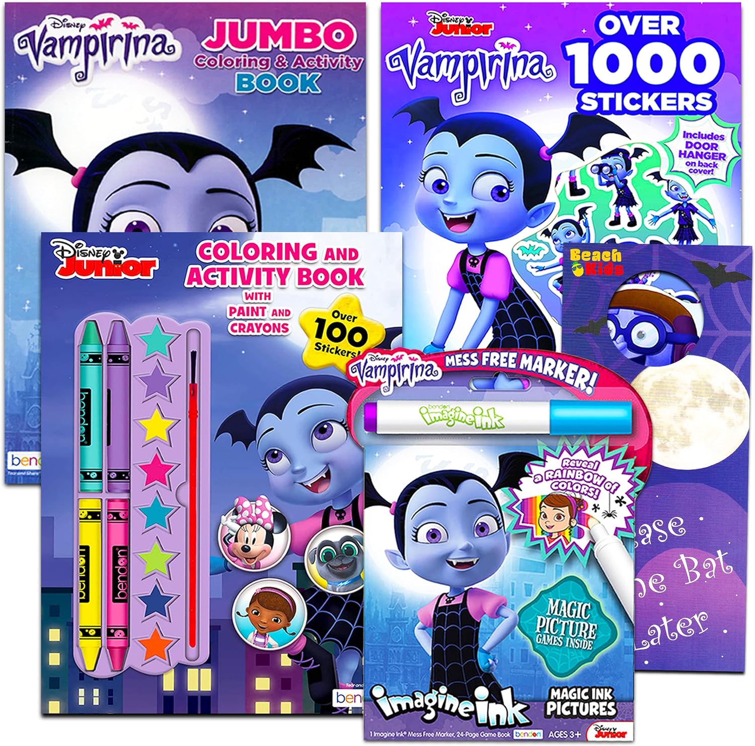 Disney vampirina ultimate coloring book bundle