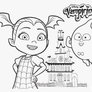 Vampirina coloring pages printable for free download