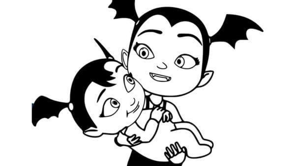 Vampirina coloring pages