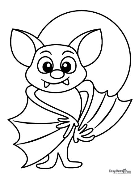 Printable bat coloring pages â sheets