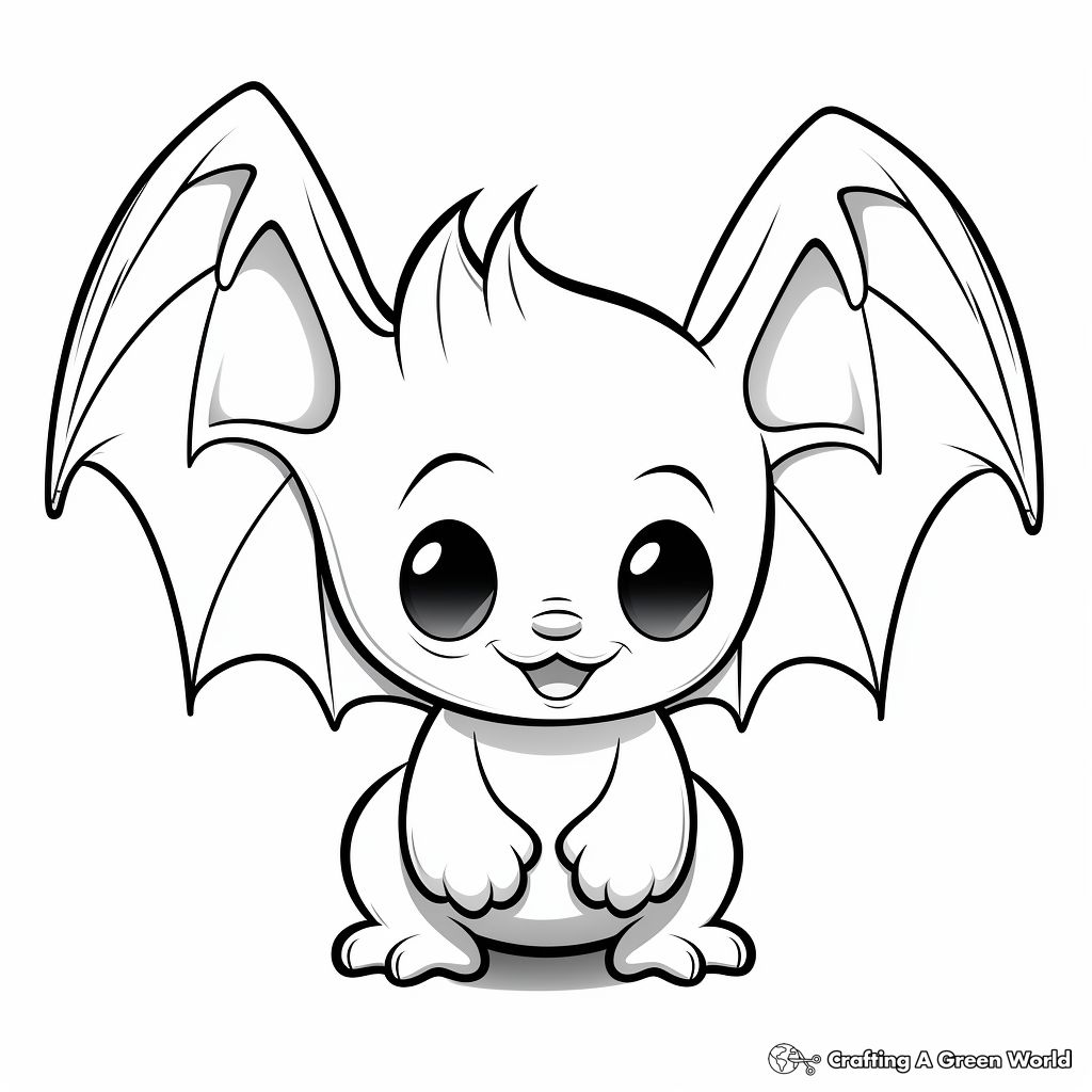 Vampire bat coloring pages