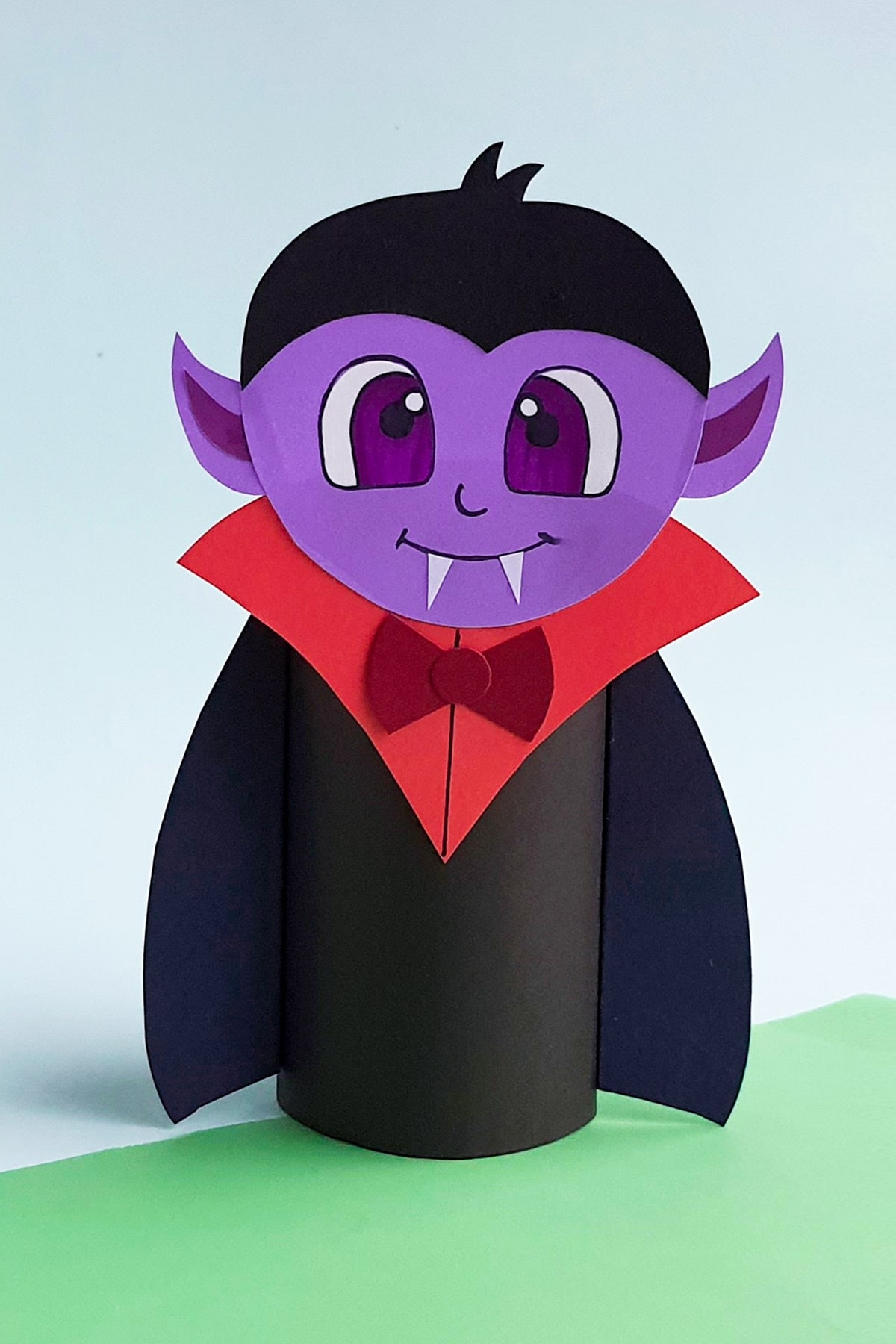 Toilet paper roll vampire craft a fun halloween craft