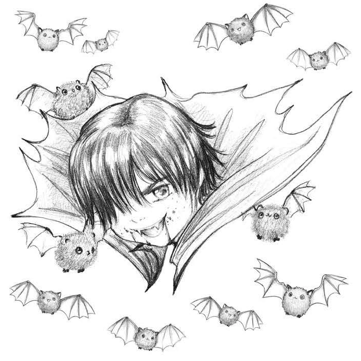 Pop manga cute and creepy coloring book â off the wagon shop