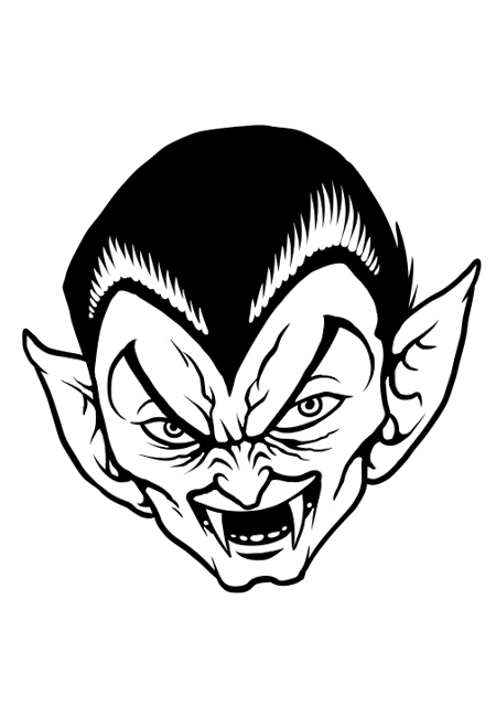 Vampiros colorindo pãginas para crianãas