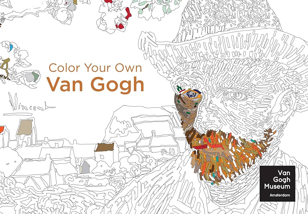 Color your own van gogh a coloring book van gogh museum amsterdam books