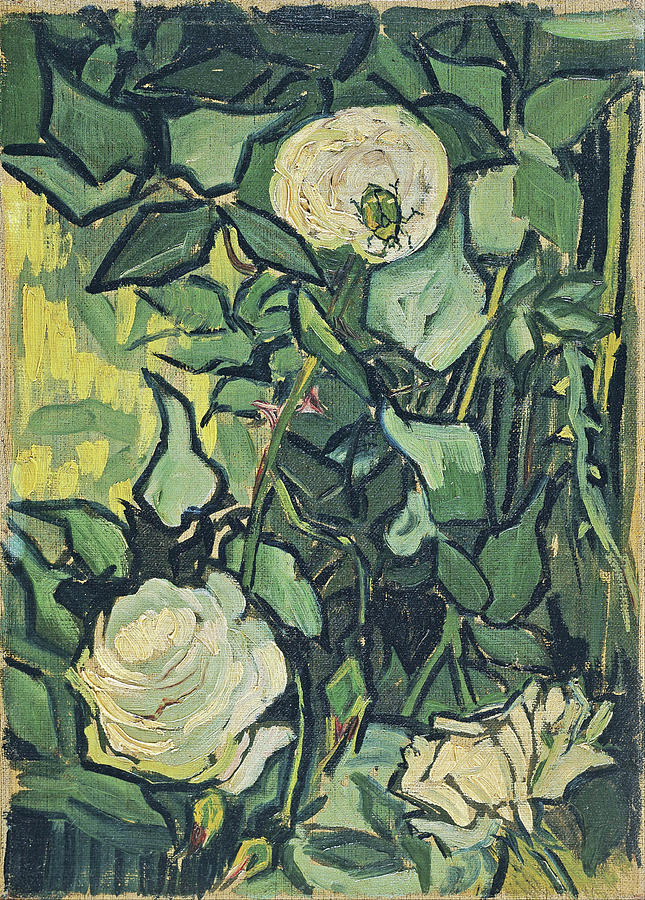 Roses painting by vincent van gogh