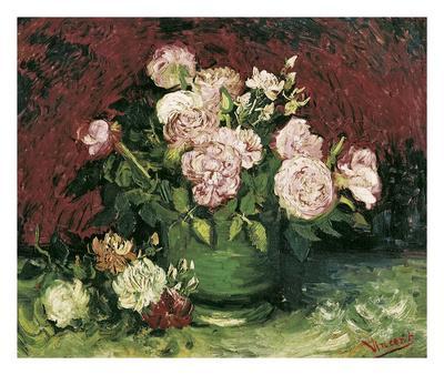 Vincent van gogh roses wall prints paintings posters