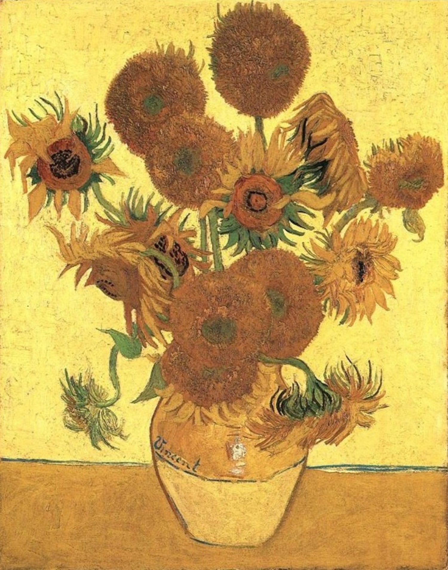 Van goghs sunflowers are mutants