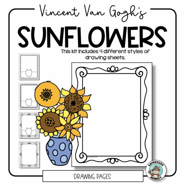 Van gogh sunflowers â roll draw