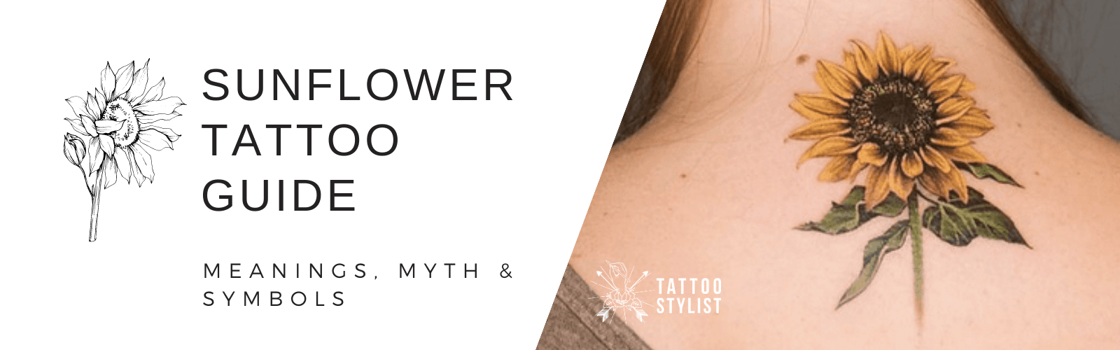 Sunflower tattoo