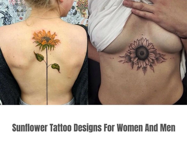 Would a sunflower tattoo look cute on my ankle