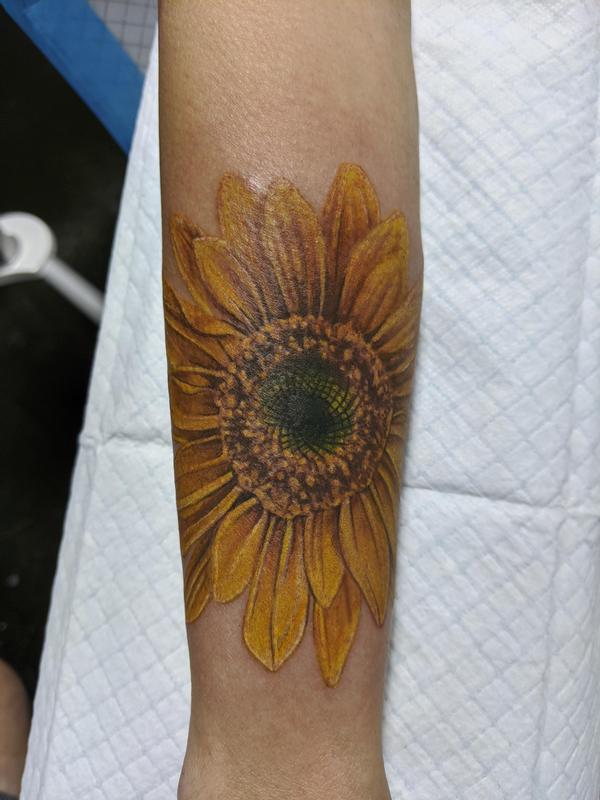 Art immortal tattoo tattoos color sunflower