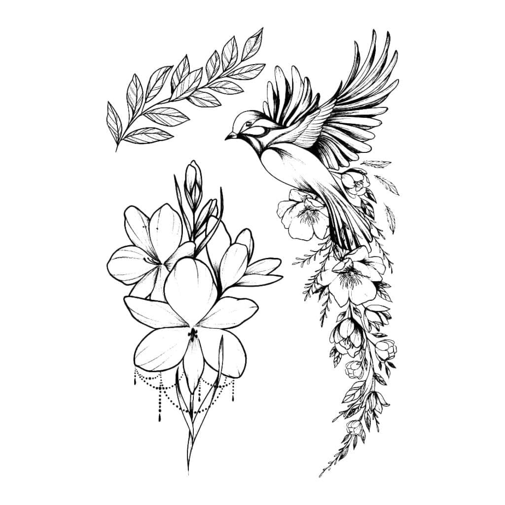 Tattoo coloring pages