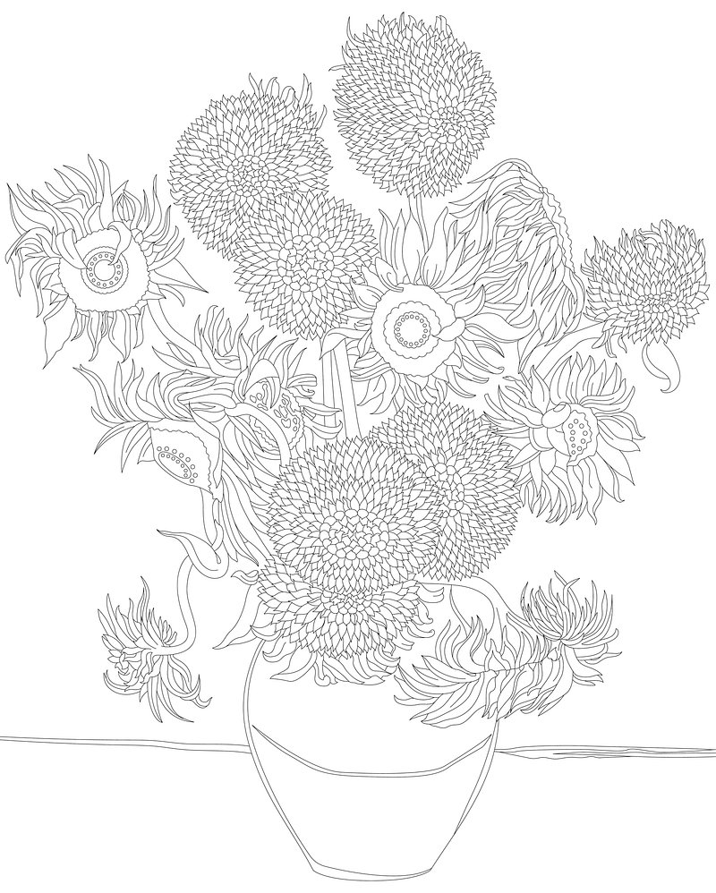 Coloring pages free kids adult creative patterns
