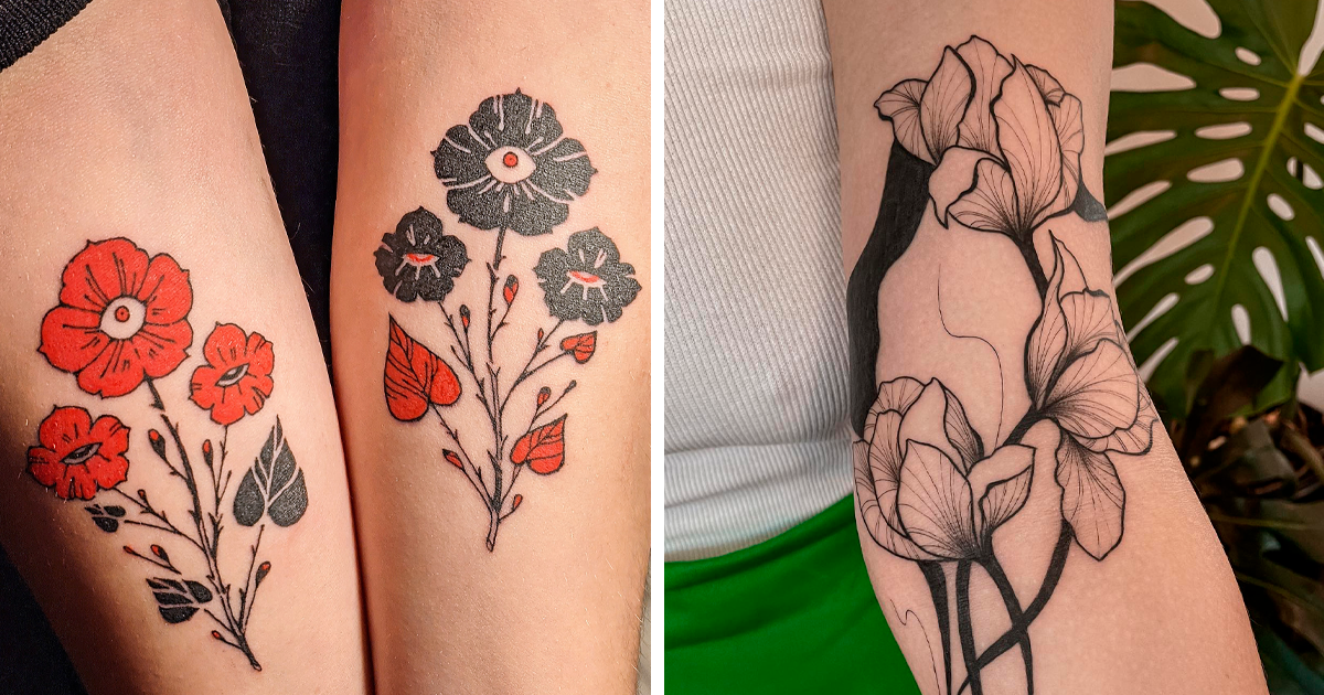 Flower tattoo ideas that radiate elegance and beauty bored panda