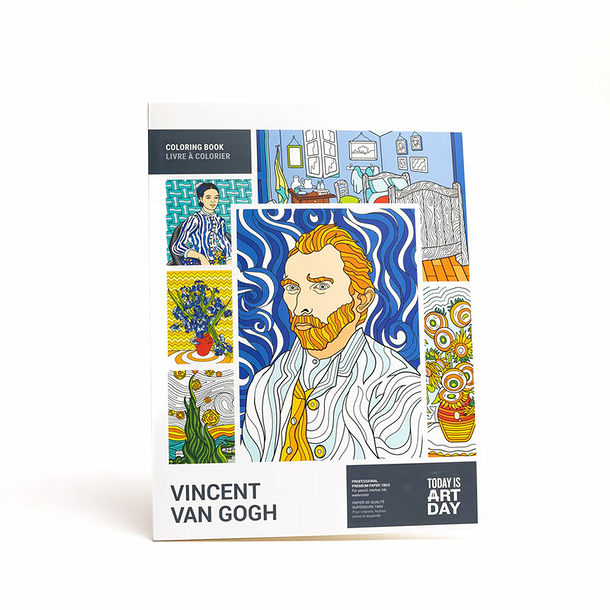 Coloring book vincent van gogh boutiques de musães
