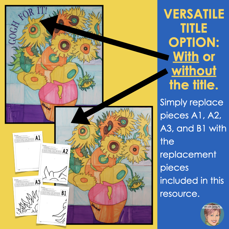 Vincent van gogh sunflowers collaboration poster