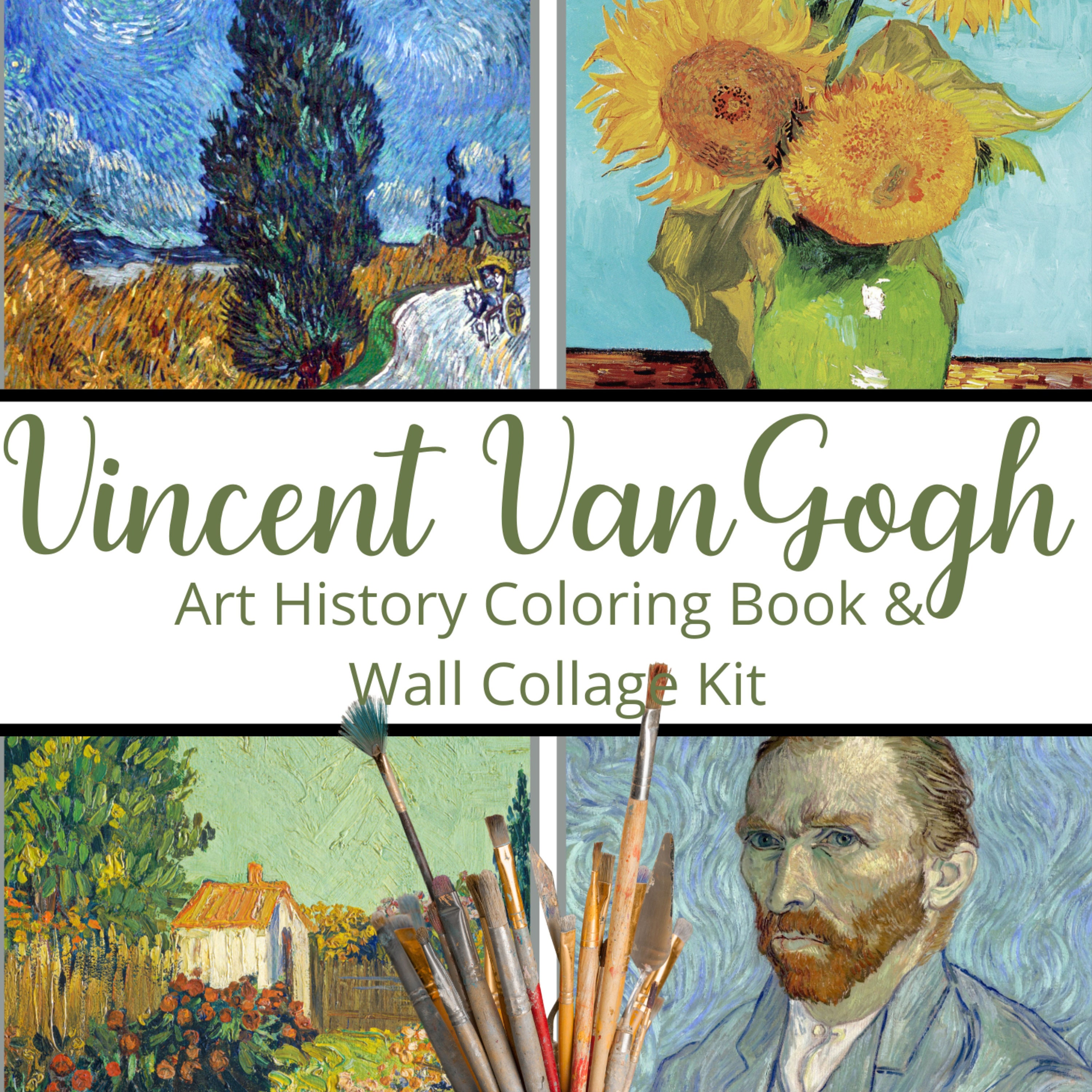 Van gogh coloring