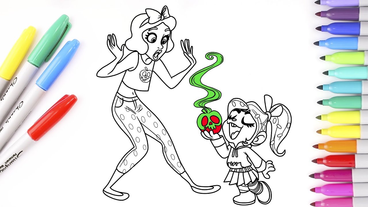 Ralph snow white and vanellope